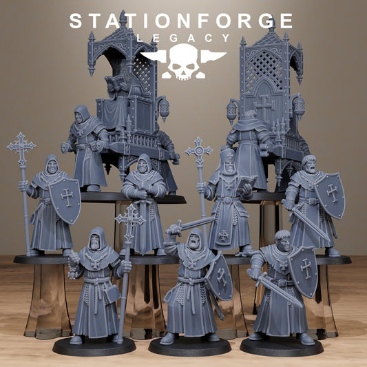 3D Printed Thorncrest Priests by StationForge Miniatures