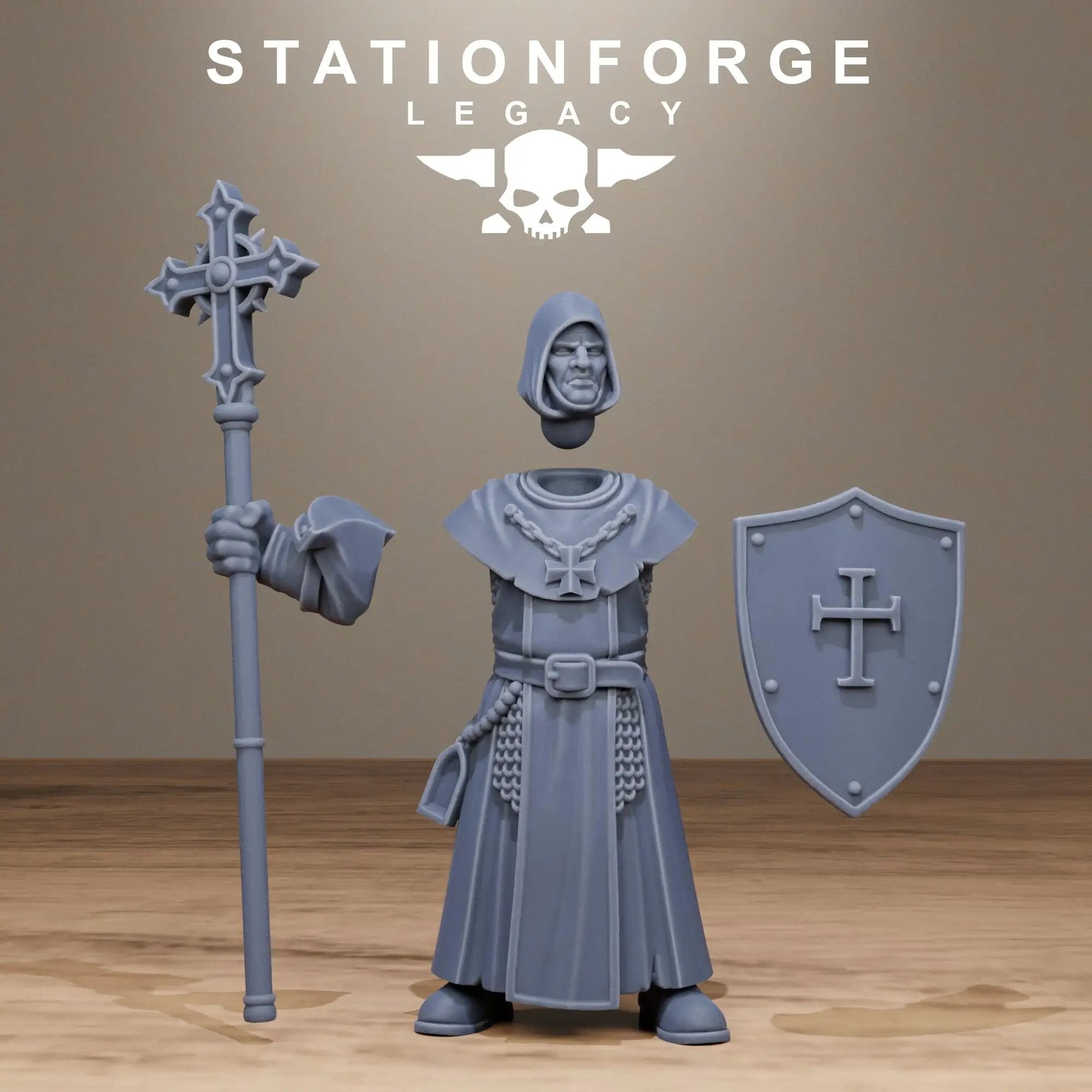 3D Printed Thorncrest Priests by StationForge Miniatures by Last Hope Miniatures
