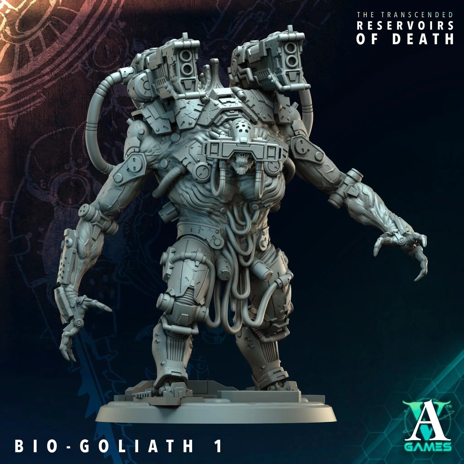 3D Printed Bio Goliath by Archvillain Games by Last Hope Miniatures