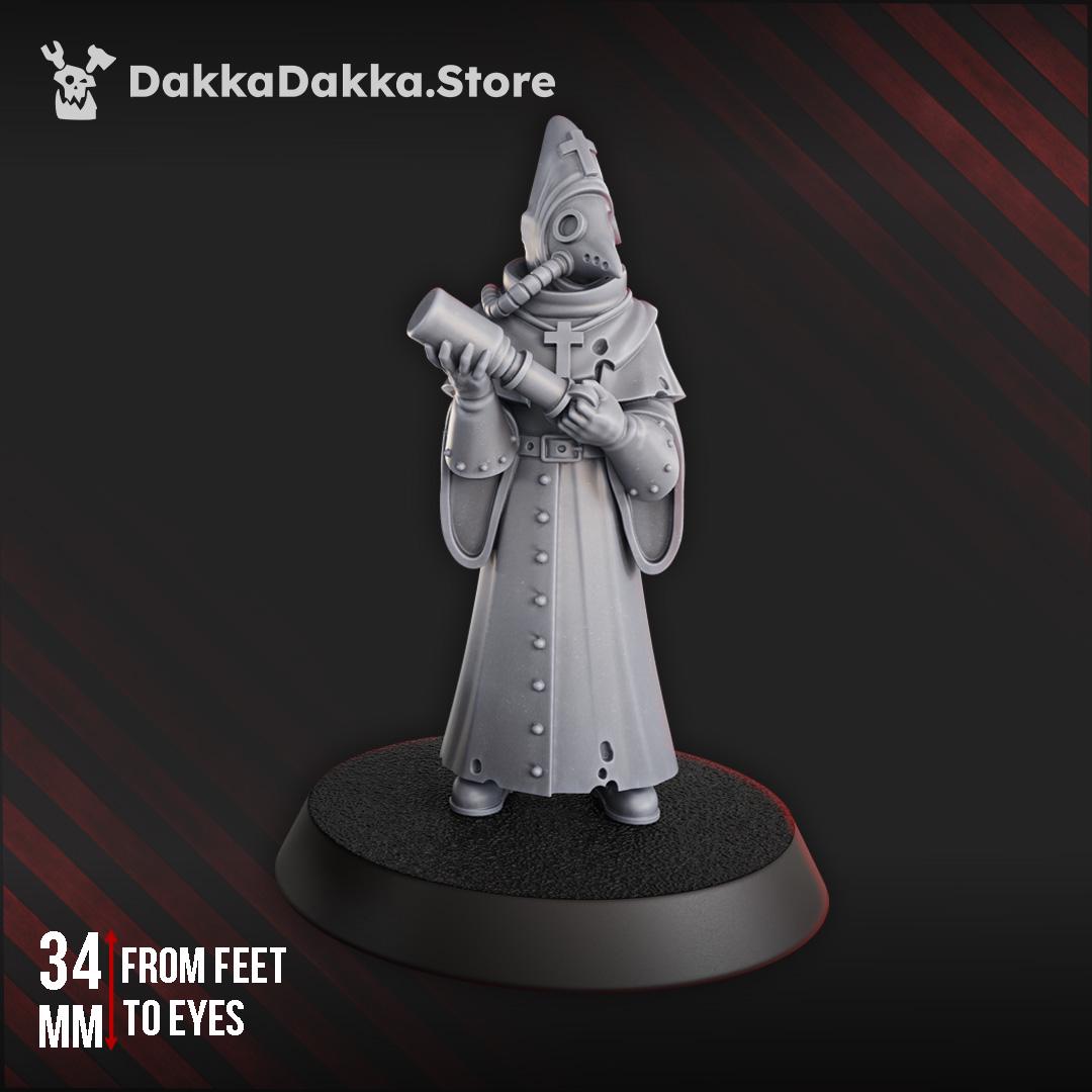 3D Printed Trench Hospitaller by DakkaDakka Mininatures