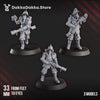3D printed trench bombers model by Last Hope Miniatures for DakkaDakka Mininatures, showcasing detailed miniature aircraft design.