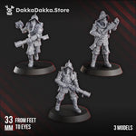 3D printed trench bombers model by Last Hope Miniatures for DakkaDakka Mininatures, showcasing detailed miniature aircraft design.