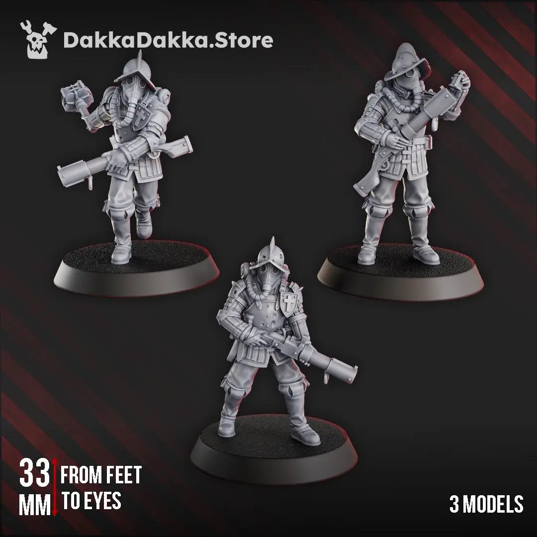 3D printed trench bombers model by Last Hope Miniatures for DakkaDakka Mininatures, showcasing detailed miniature aircraft design.