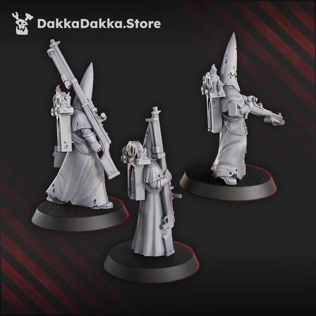 3D Printed Trench Novitiates  x3 by DakkaDakka Mininatures