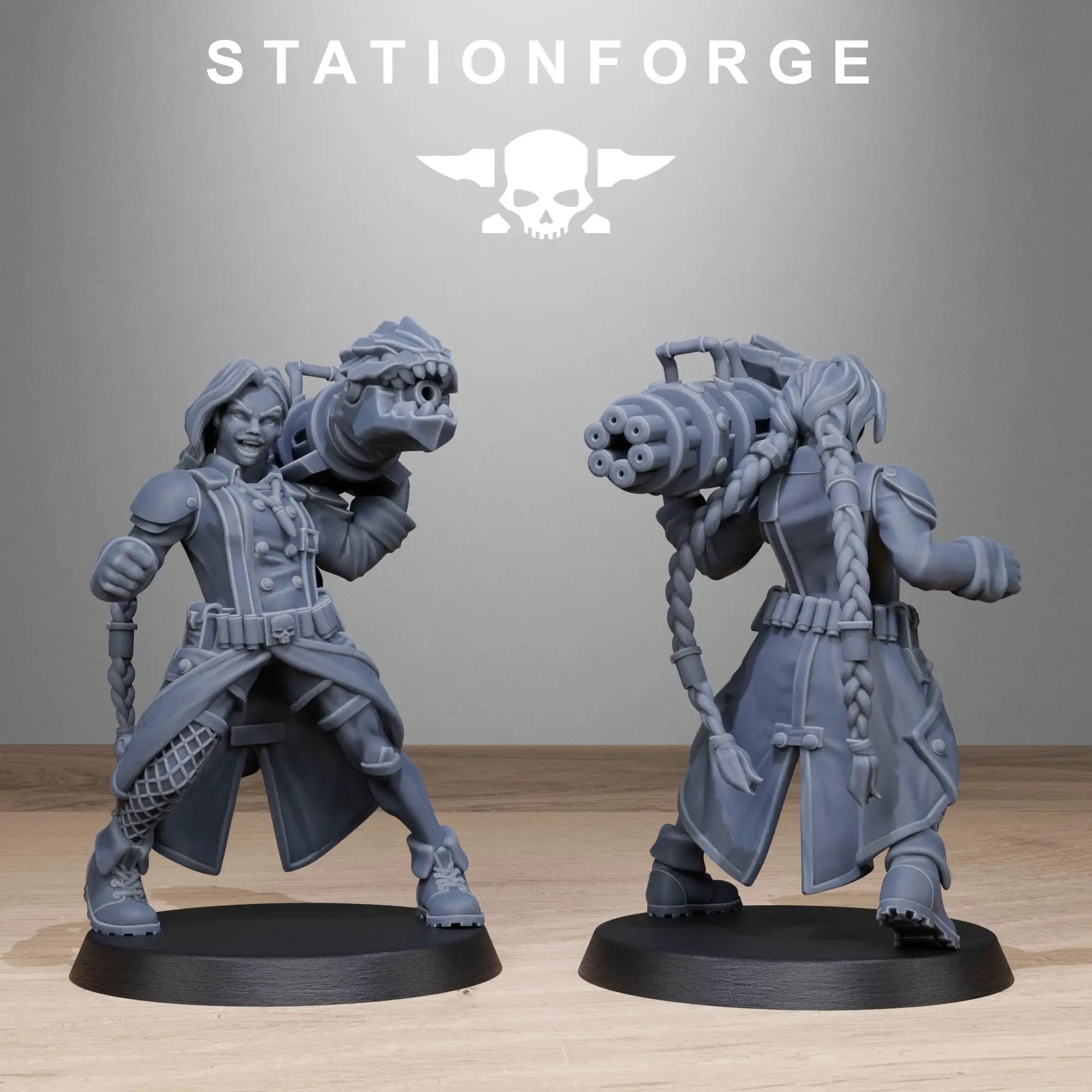 3D Printed GrimGuard Sisters by StationForge Miniatures by Last Hope Miniatures