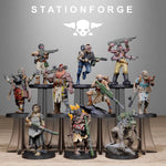 3D Printed Corrupted Abhumans by StationForge Miniatures by Last Hope Miniatures