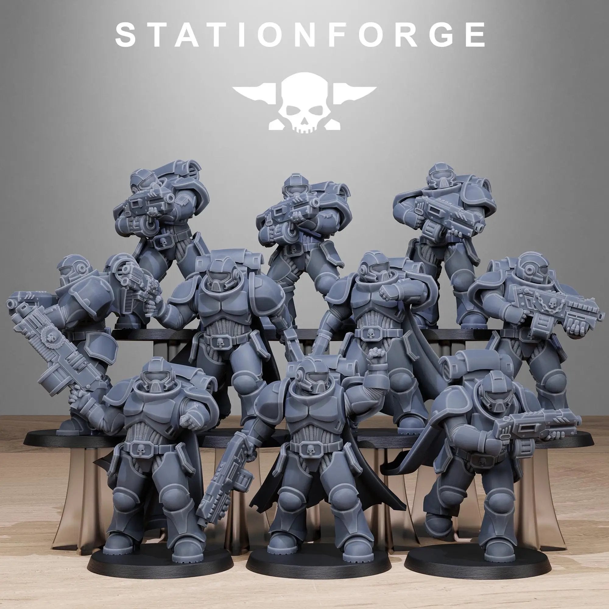 3D Printed Socratis Brutes x10 by StationForge Miniatures by Last Hope Miniatures