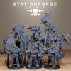3D Printed Solaris Spearmen x10 by StationForge Miniatures by Last Hope Miniatures