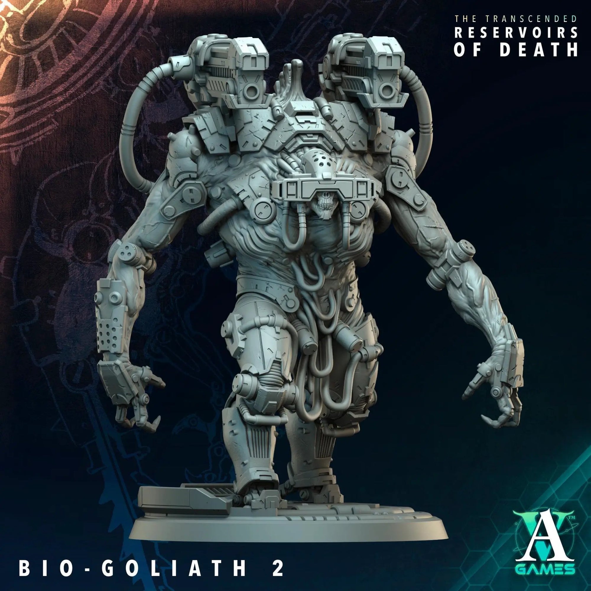 3D Printed Bio Goliath by Archvillain Games by Last Hope Miniatures