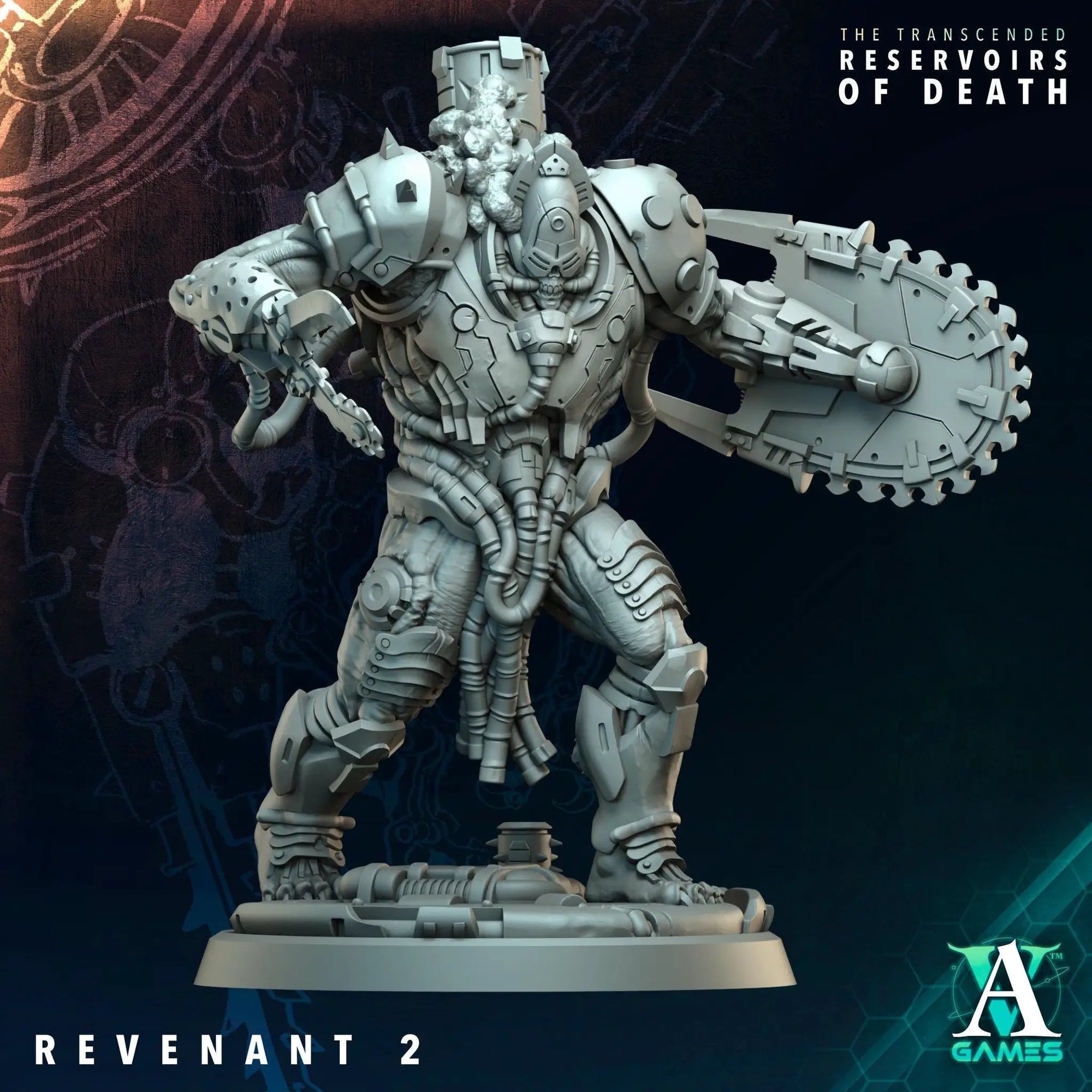 3D printed Revenants miniatures by Last Hope Miniatures for tabletop gaming, featuring detailed undead figures.