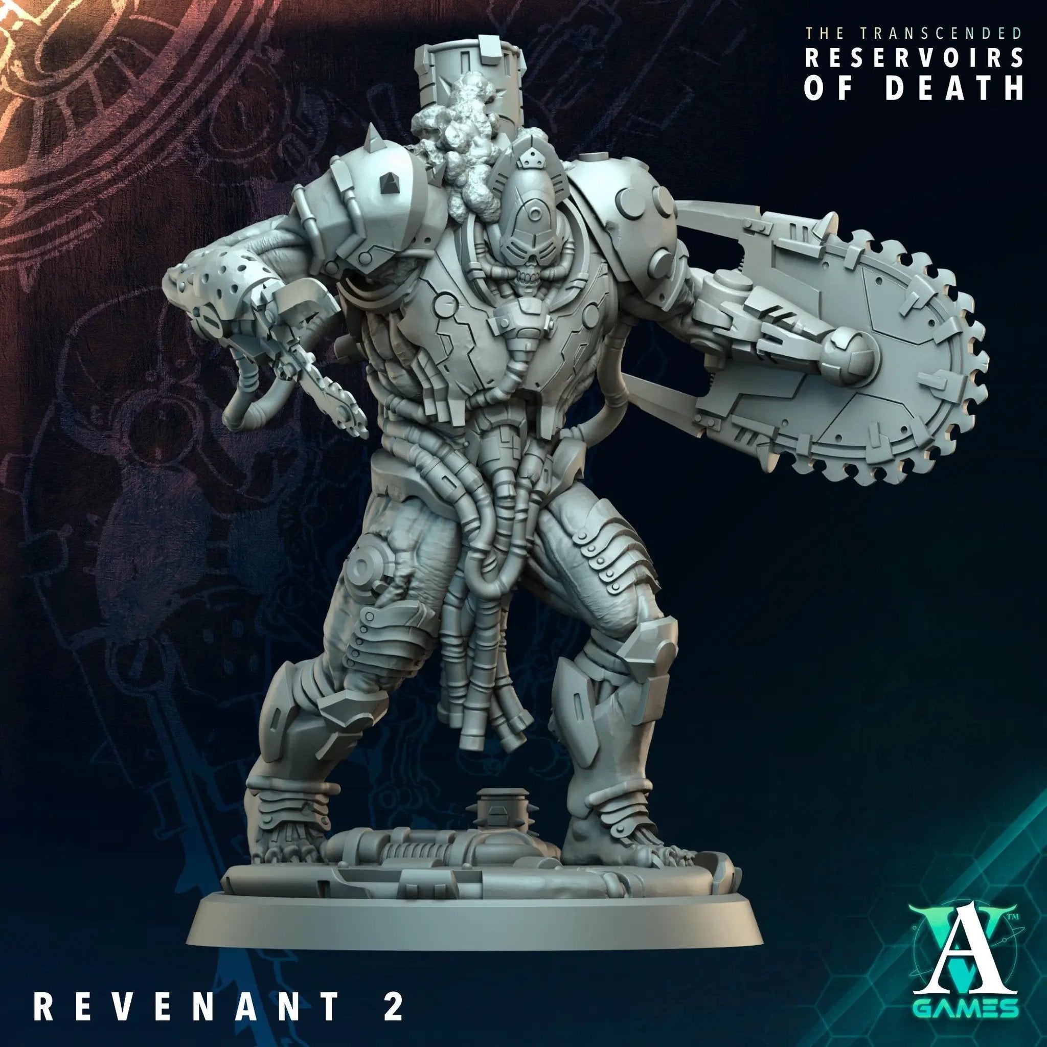 3D printed Revenants miniatures by Last Hope Miniatures for tabletop gaming, featuring detailed undead figures.