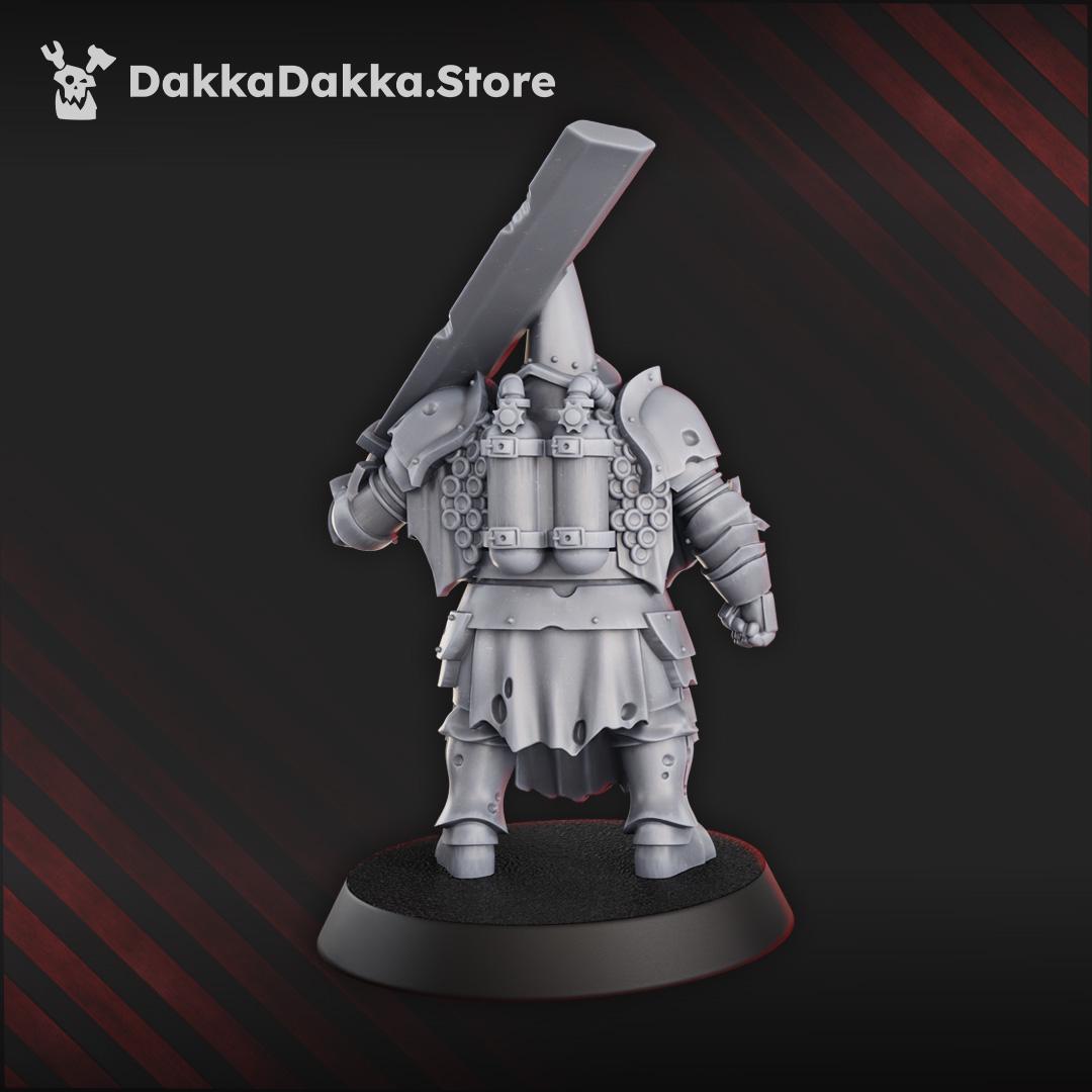 3D Printed Trench Inquisitorial by DakkaDakka Mininatures