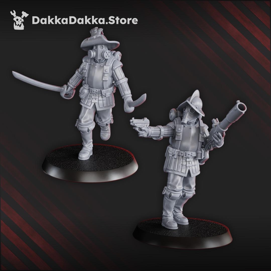 3D Printed Trench Conquistadors x10 by DakkaDakka Mininatures