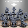 3D Printed GrimGuard Radioactive Mutants x10 by StationForge Miniatures by Last Hope Miniatures