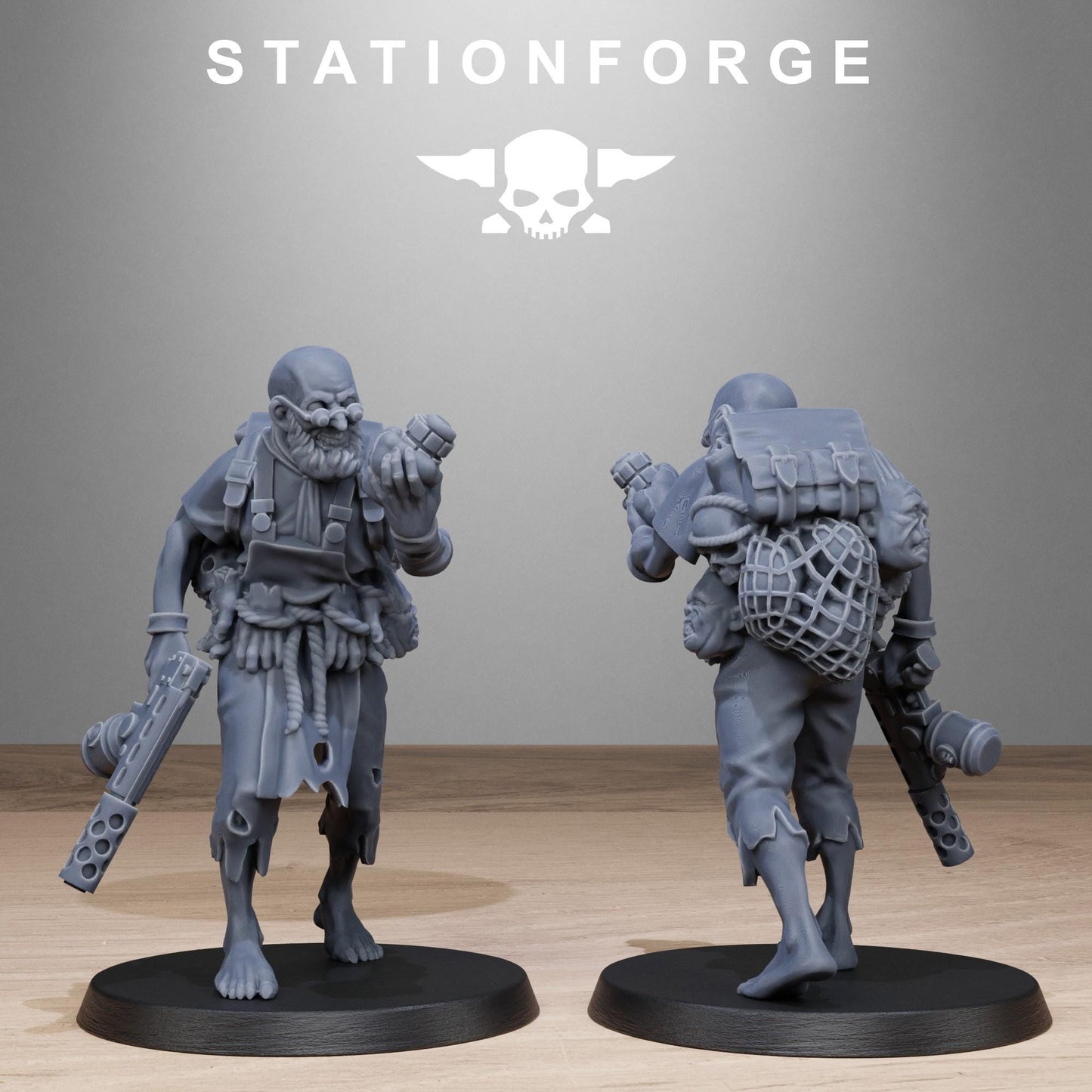 3D Printed Corrupted Abhumans by StationForge Miniatures