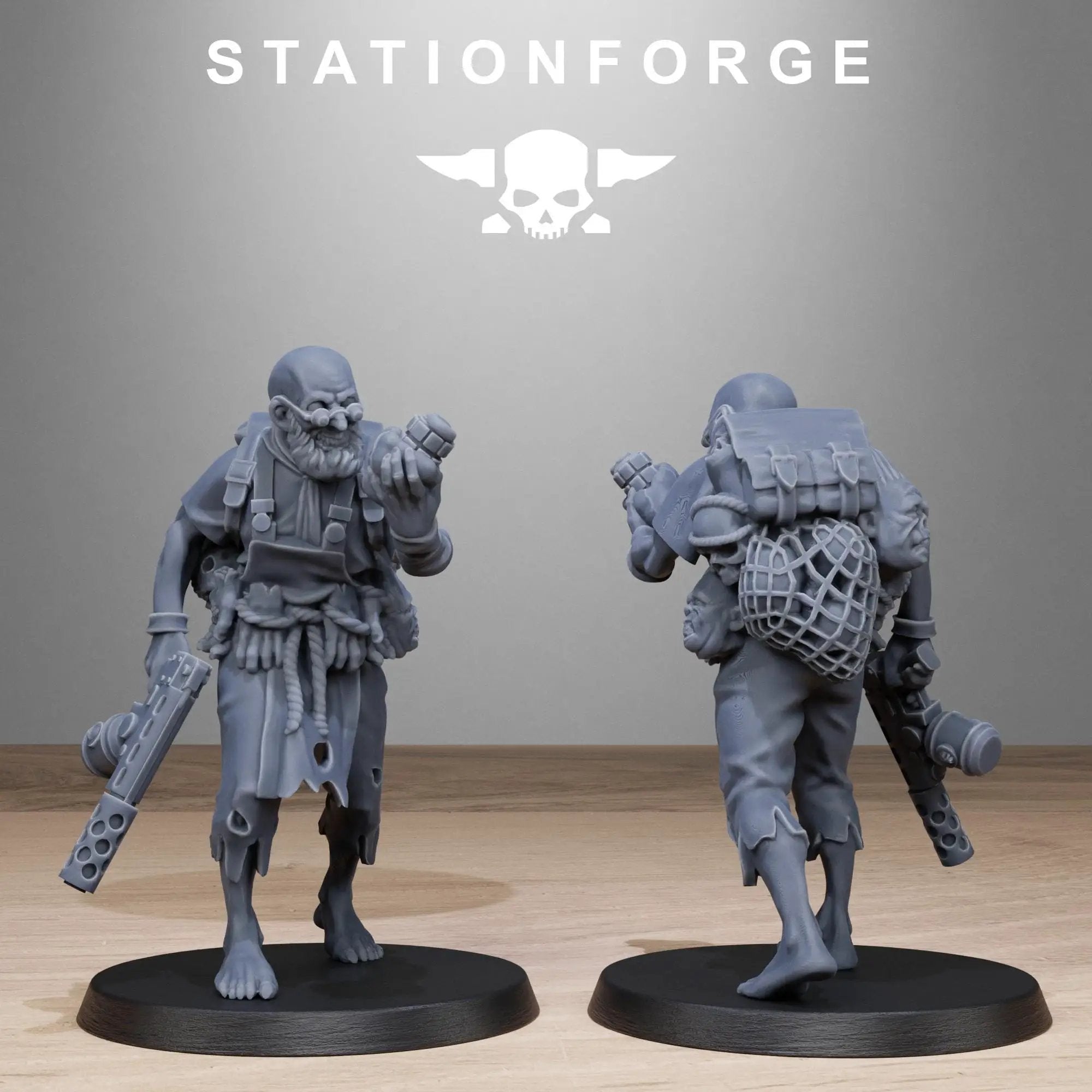 3D Printed Corrupted Abhumans by StationForge Miniatures by Last Hope Miniatures