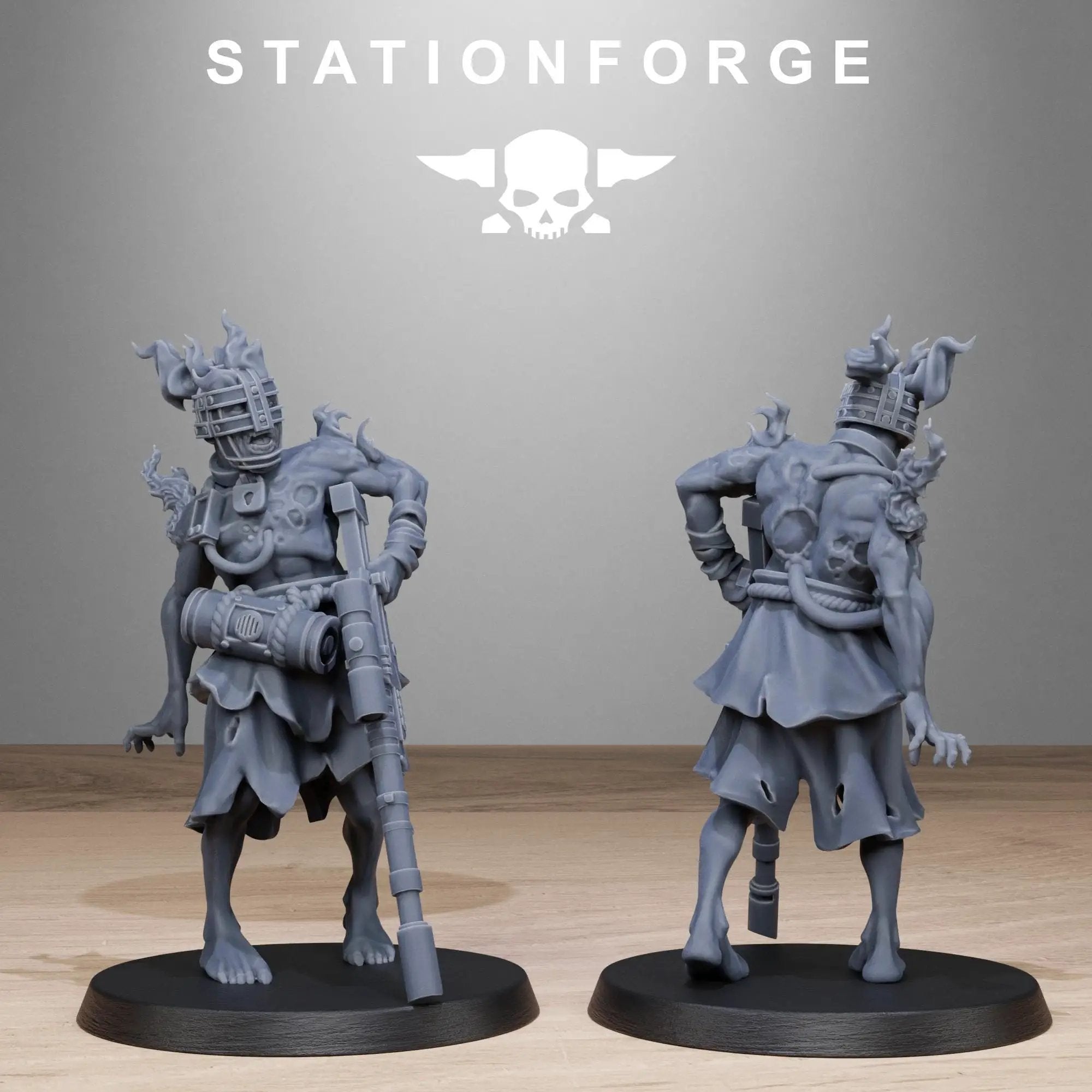 3D Printed Corrupted Abhumans by StationForge Miniatures by Last Hope Miniatures
