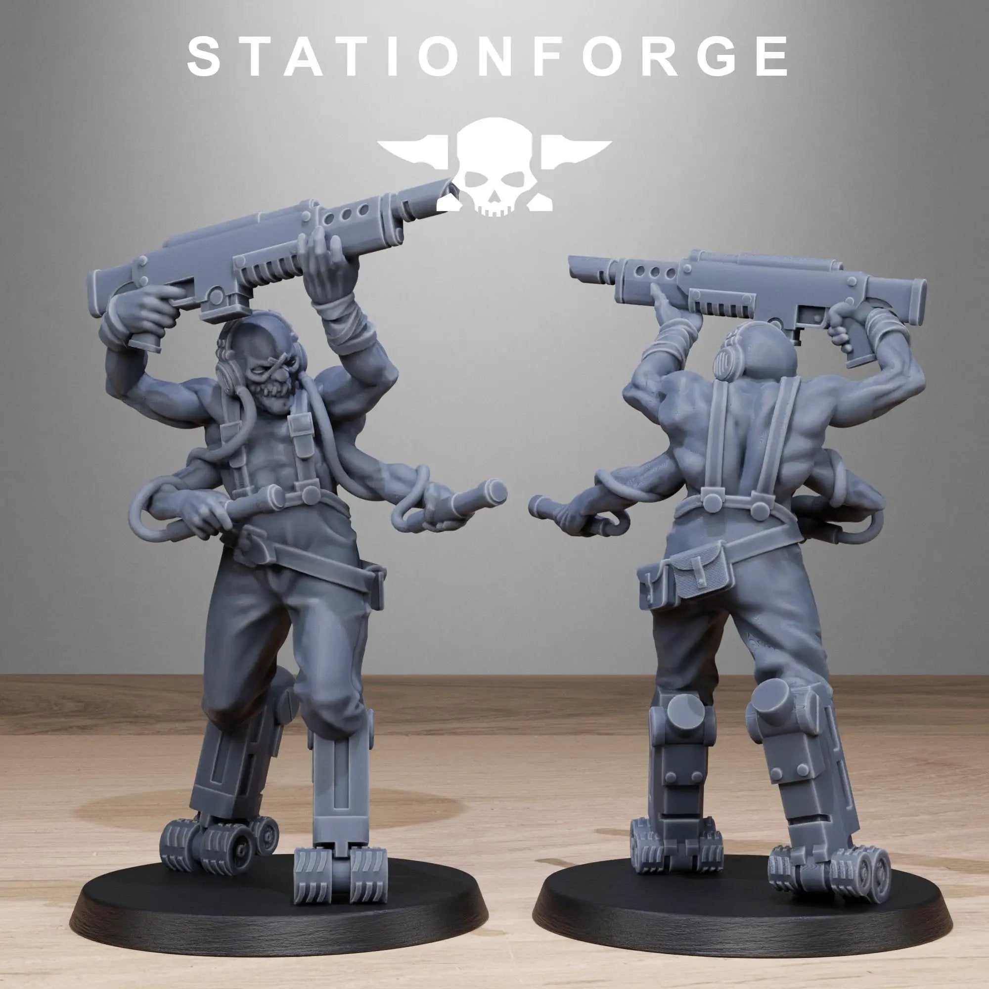 3D Printed Corrupted Abhumans by StationForge Miniatures by Last Hope Miniatures