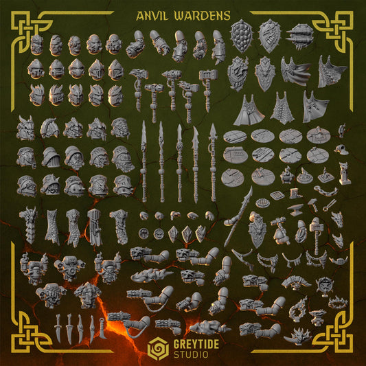 3d Printed Anvil Wardens Necklaces by Greytide Studio