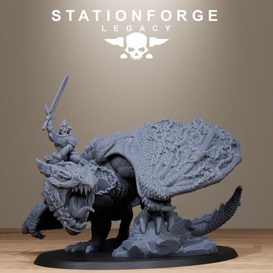 3D Printed Solaris Dragon by StationForge Miniatures