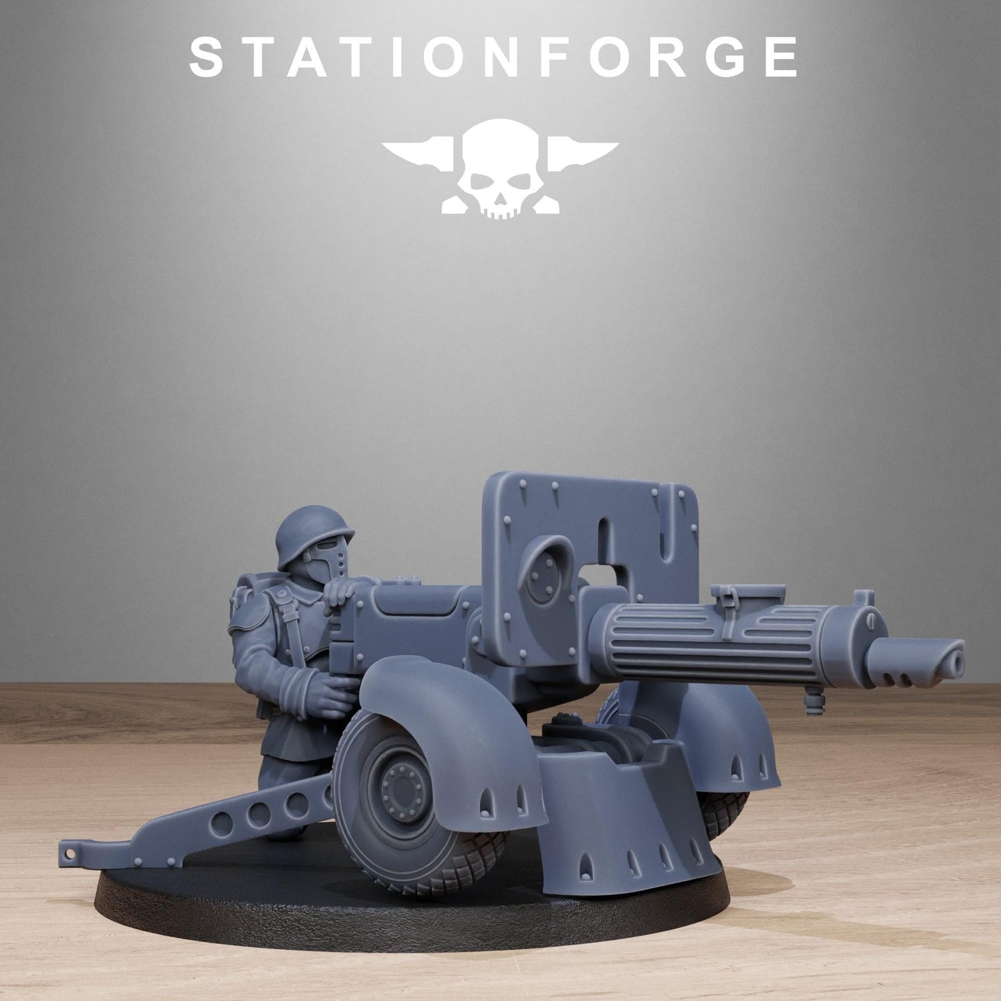 3D Printed FreeGuard Light Machine Gun by StationForge Miniatures