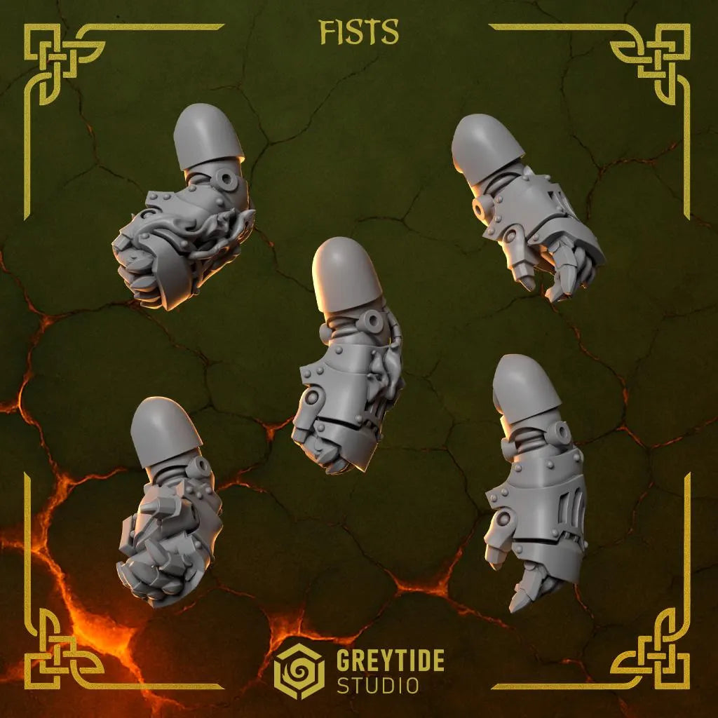 3d Printed Anvil Wardens Fists x10 by Greytide Studio