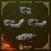 3d Printed Anvil Wardens Flamer Guns x6 by Greytide Studio by Last Hope Miniatures