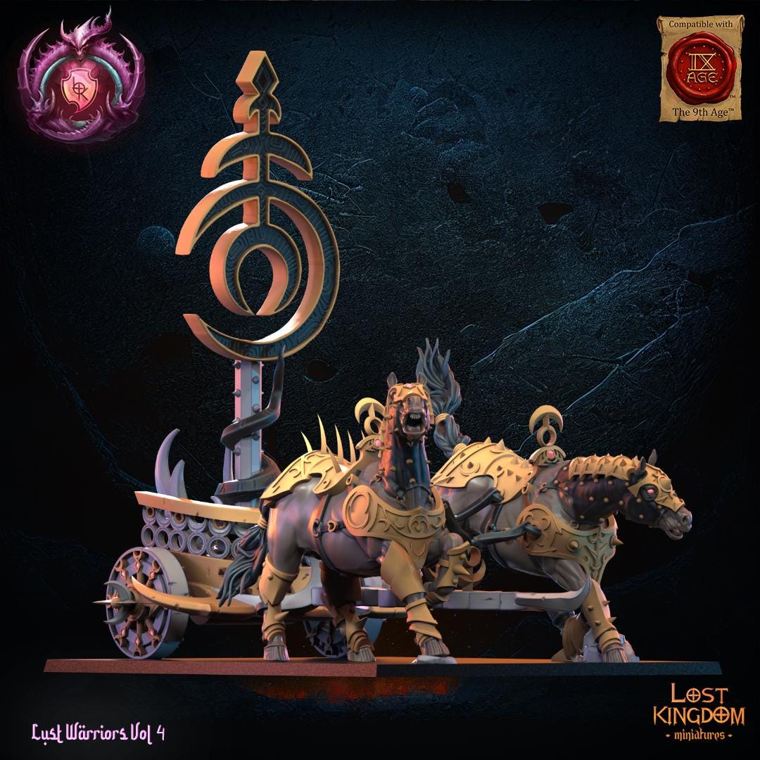 3D Printed Lust Chosen Shrine by Lost Kingdom Miniatures