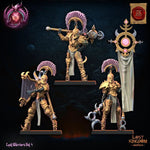 3D Printed Lust Chosen Command Group by Lost Kingdom Miniatures by Last Hope Miniatures