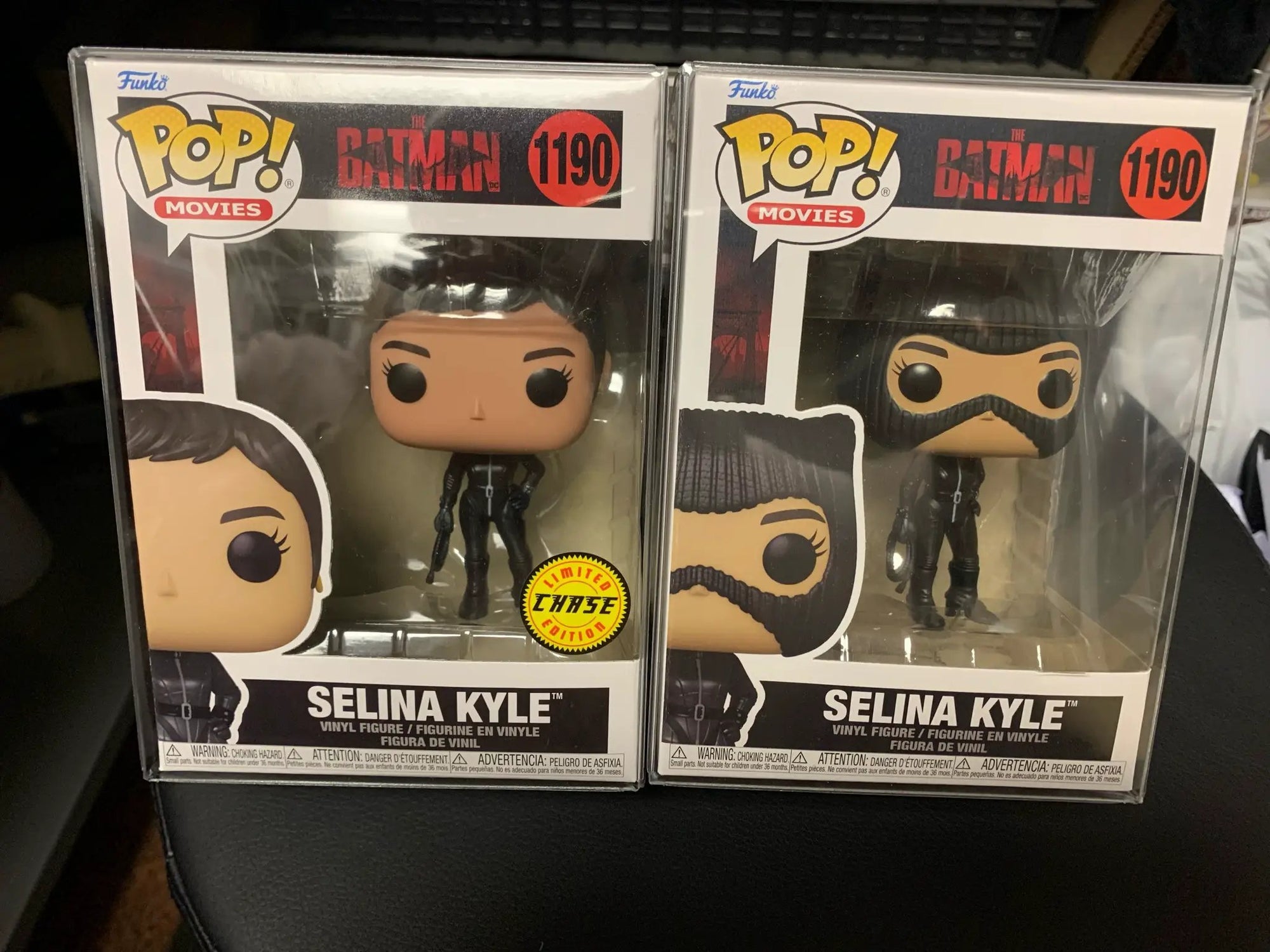 Selina from POP Movies: The Batman Chase Bundle Funko Pop figure, featuring detailed Batman-themed character design.