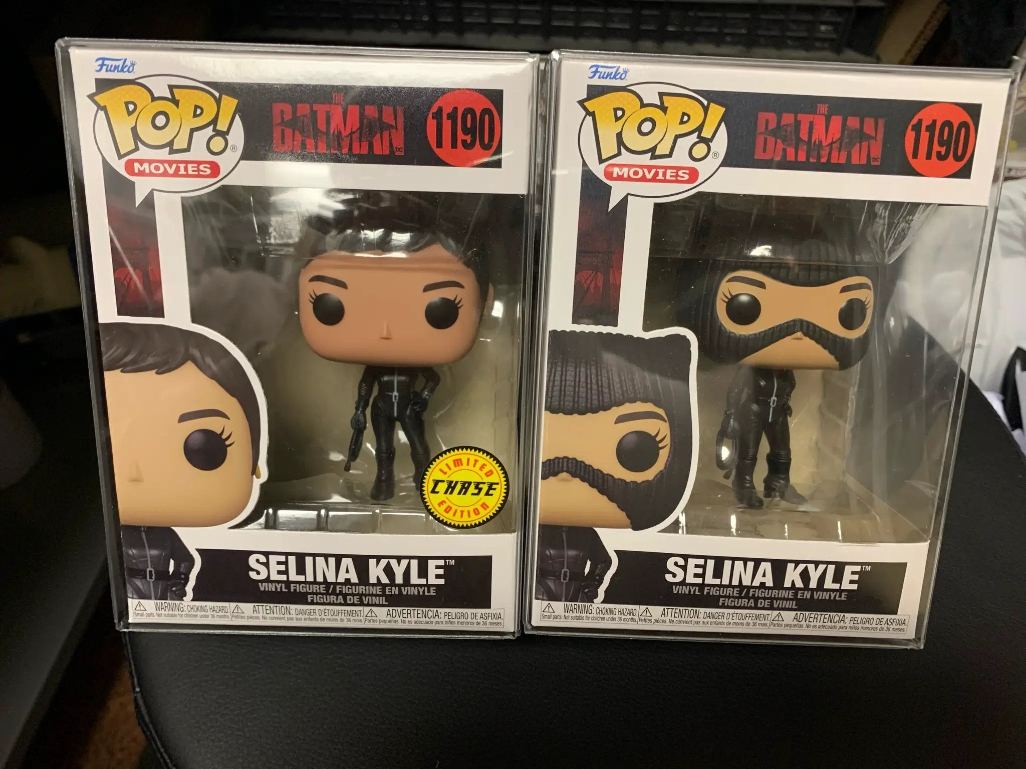 Selina from POP Movies: The Batman Chase Bundle Funko Pop figure, featuring detailed Batman-themed character design.