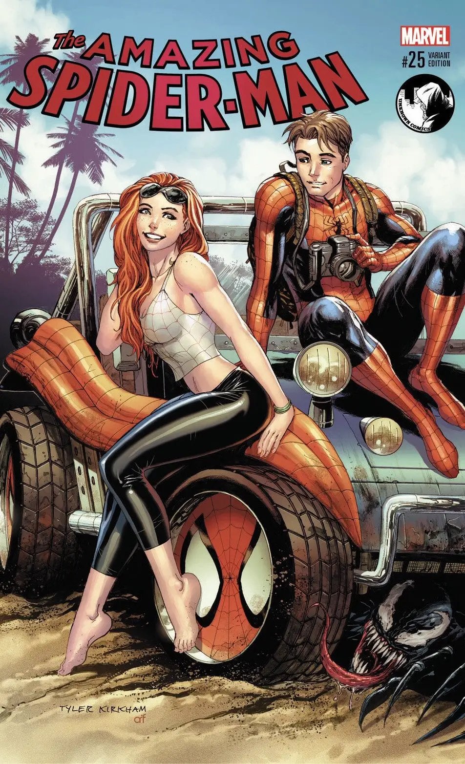 AMAZING SPIDER-MAN #25 UNKNOWN COMIC TYLER KIRKHAM EXCLUSIVE by Unknown Comic Books