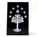 Gondor Banner (LOTR) Printed 2x3 Tile made using LEGO part - B3 Customs by B3 Customs