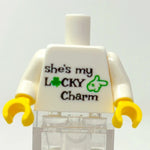 She's My Lucky Charm St. Patrick's Day Minifig Torso by B3 Customs