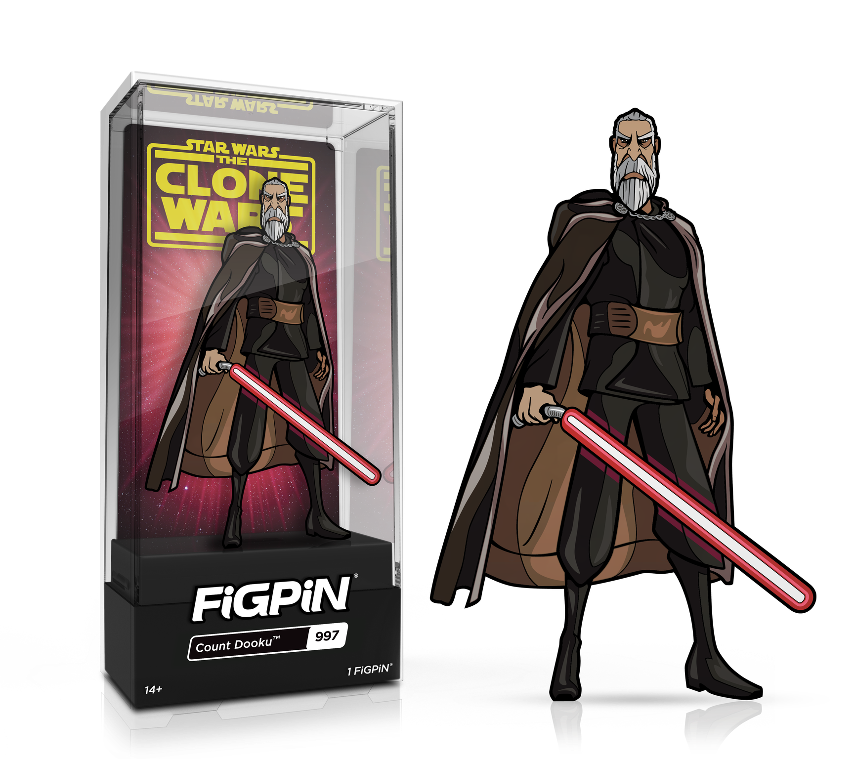 FiGPiN: Star Wars: The Clone Wars™- Count Dooku™ (997) by THE MIGHTY HOBBY SHOP