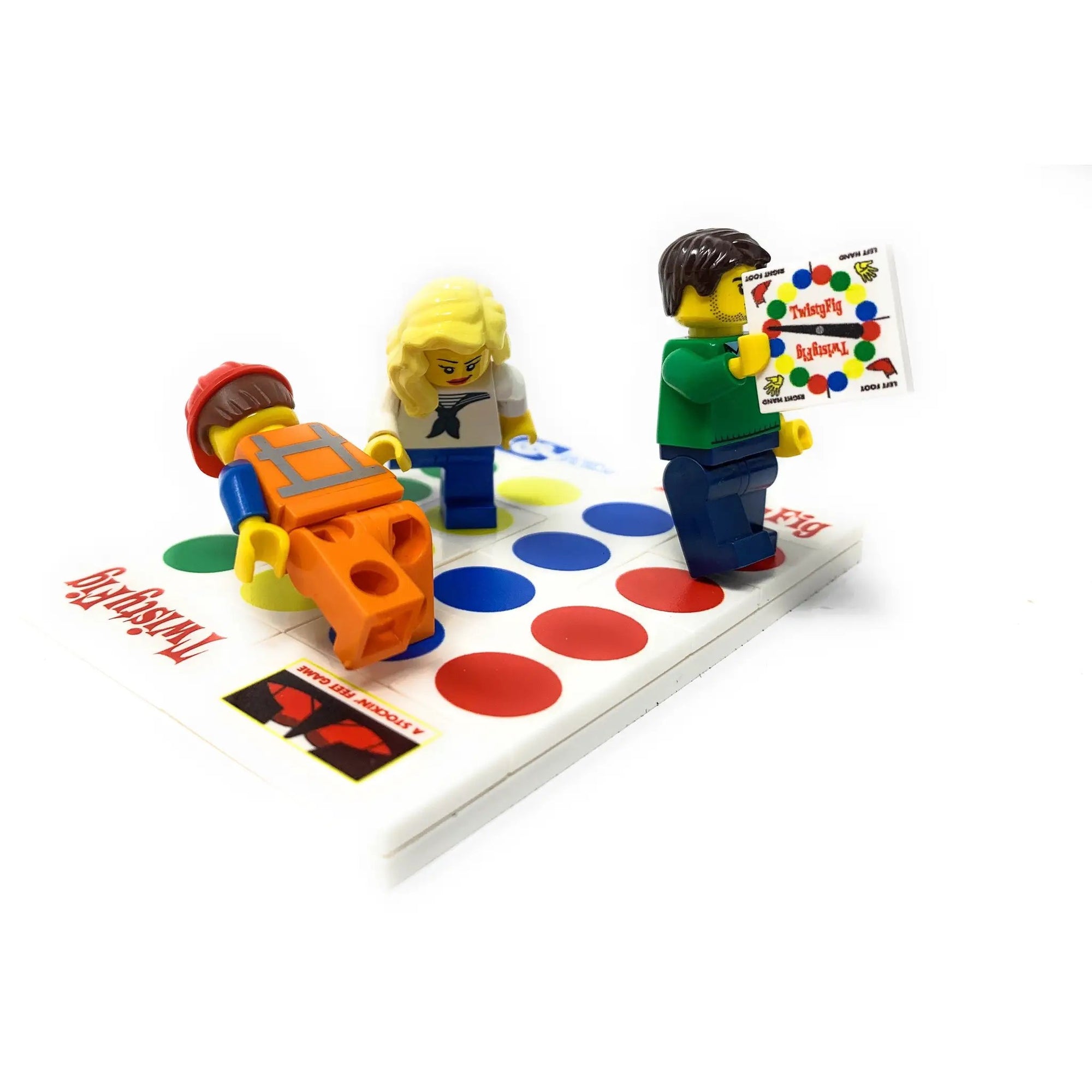 TwistyFig Minifig Board Game Building Set made using LEGO parts by B3 Customs