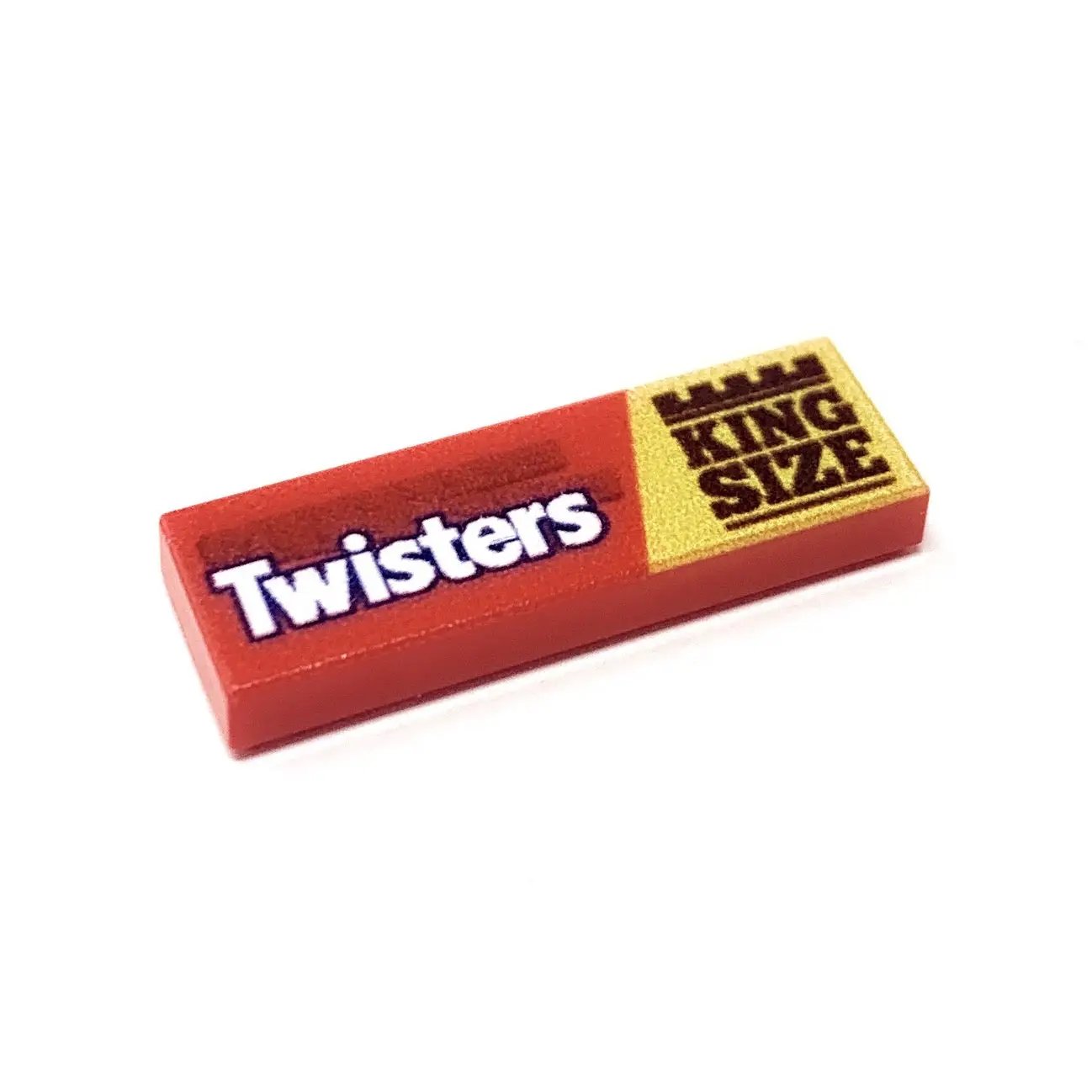 Twisters Candy (King Size) - Custom Printed 1x3 Tile made using LEGO part - B3 Customs by B3 Customs