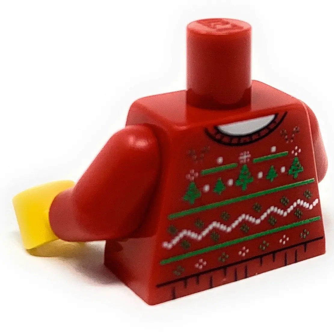 Ugly Red Christmas Tree Sweater Printed Torso by B3 Customs