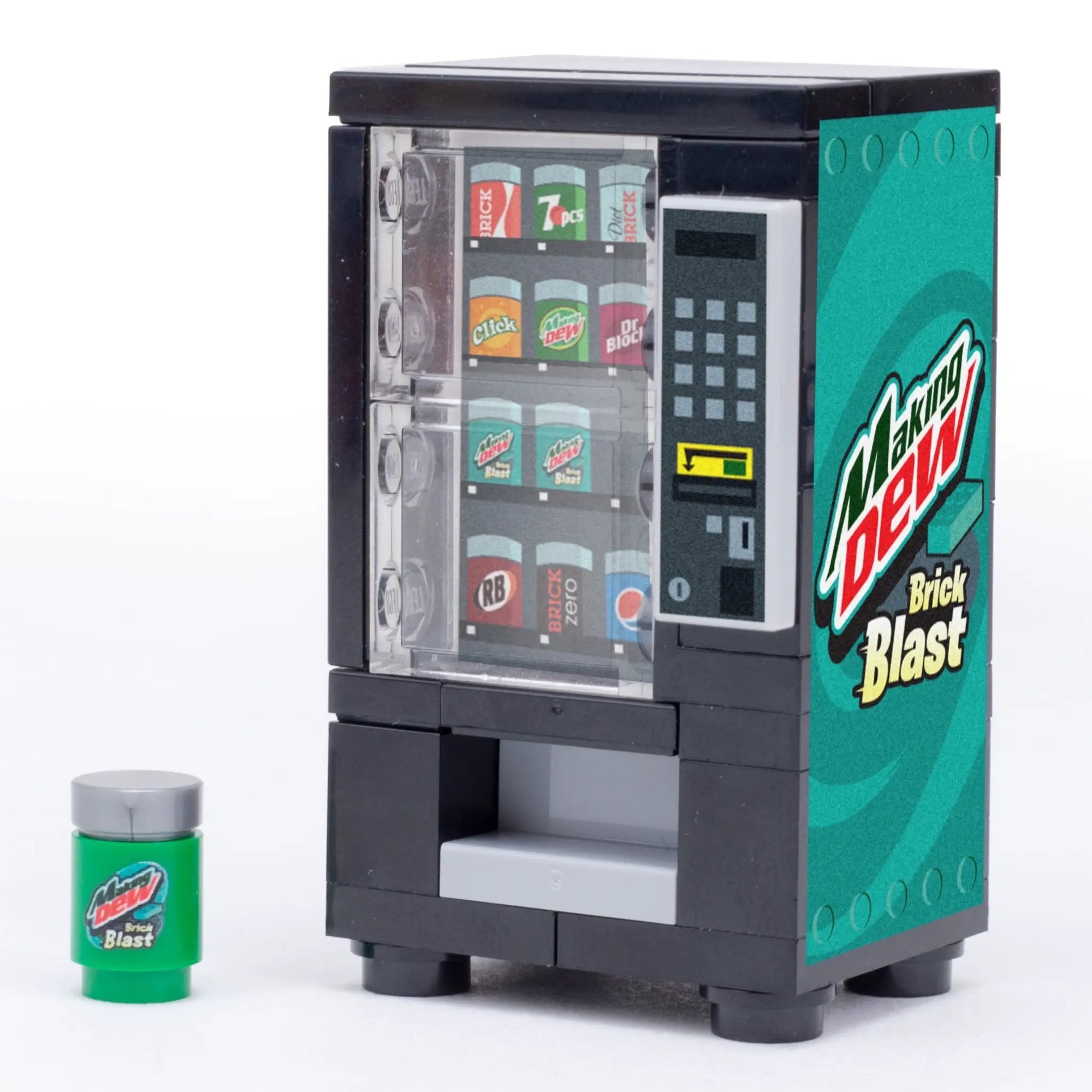 Making Dew (Brick Blast) - B3 Customs Soda Vending made using LEGO parts by B3 Customs