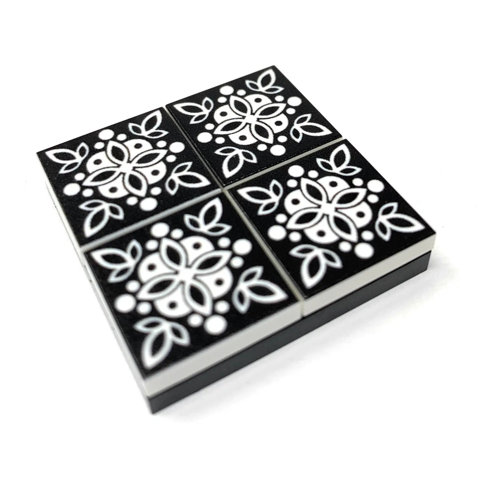 Turkish Kitchen Flooring / Wallpaper #2 made using LEGO part - Printed 2x2 Tile by B3 Customs
