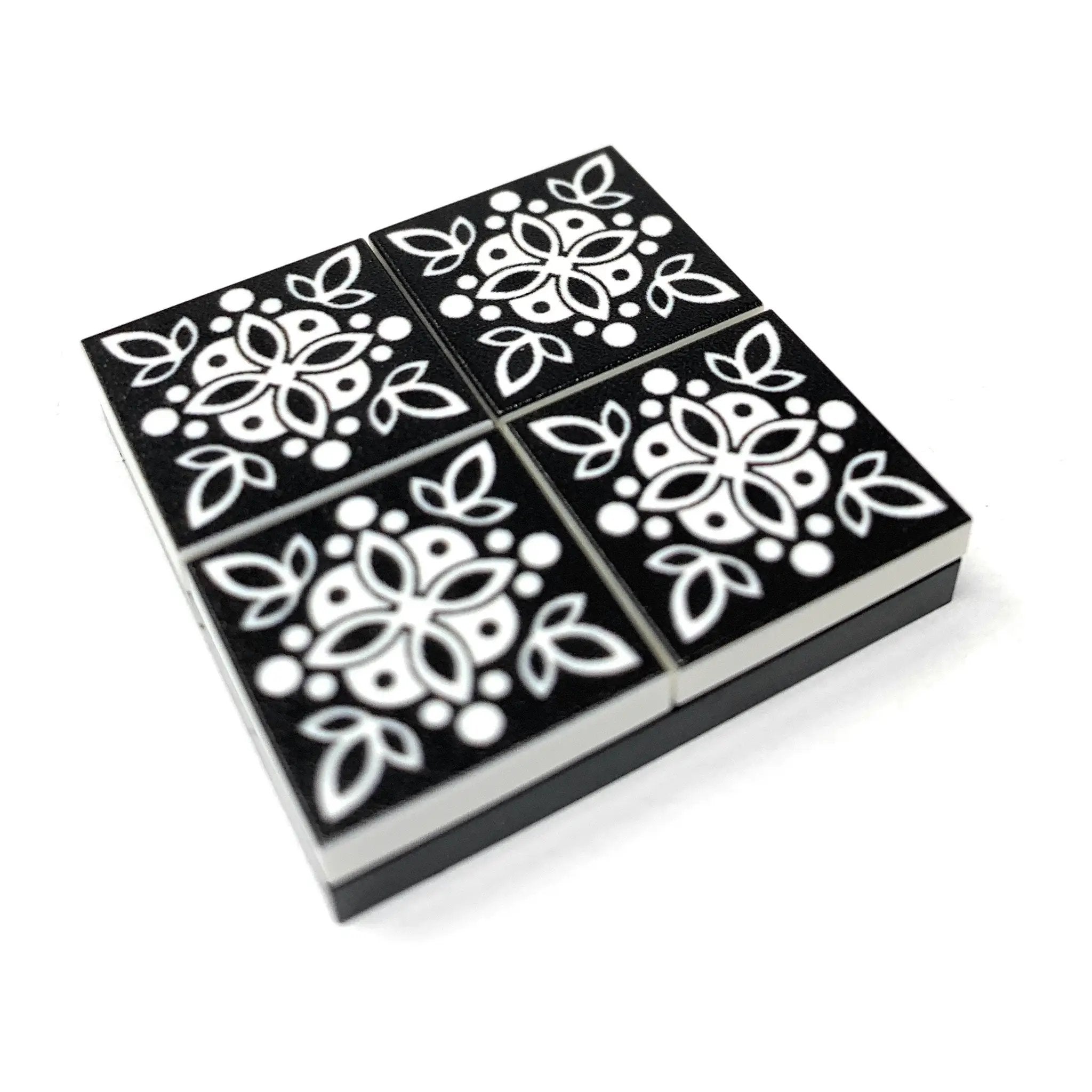 Turkish Kitchen Flooring / Wallpaper #2 made using LEGO part - Printed 2x2 Tile by B3 Customs