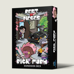 Rick Fury Deck RPG expansion box set by Imagining Games featuring colorful cards and game artwork for role-playing adventures.