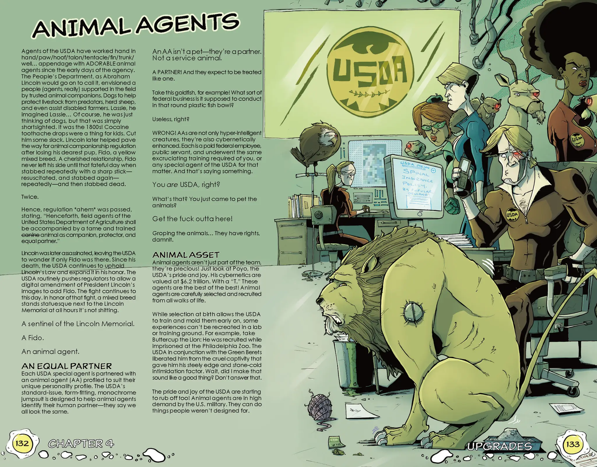 Imagining Games CHEWniverse RPG supplement in PDF format showing colorful cover with fantasy-themed artwork and role-playing game text.