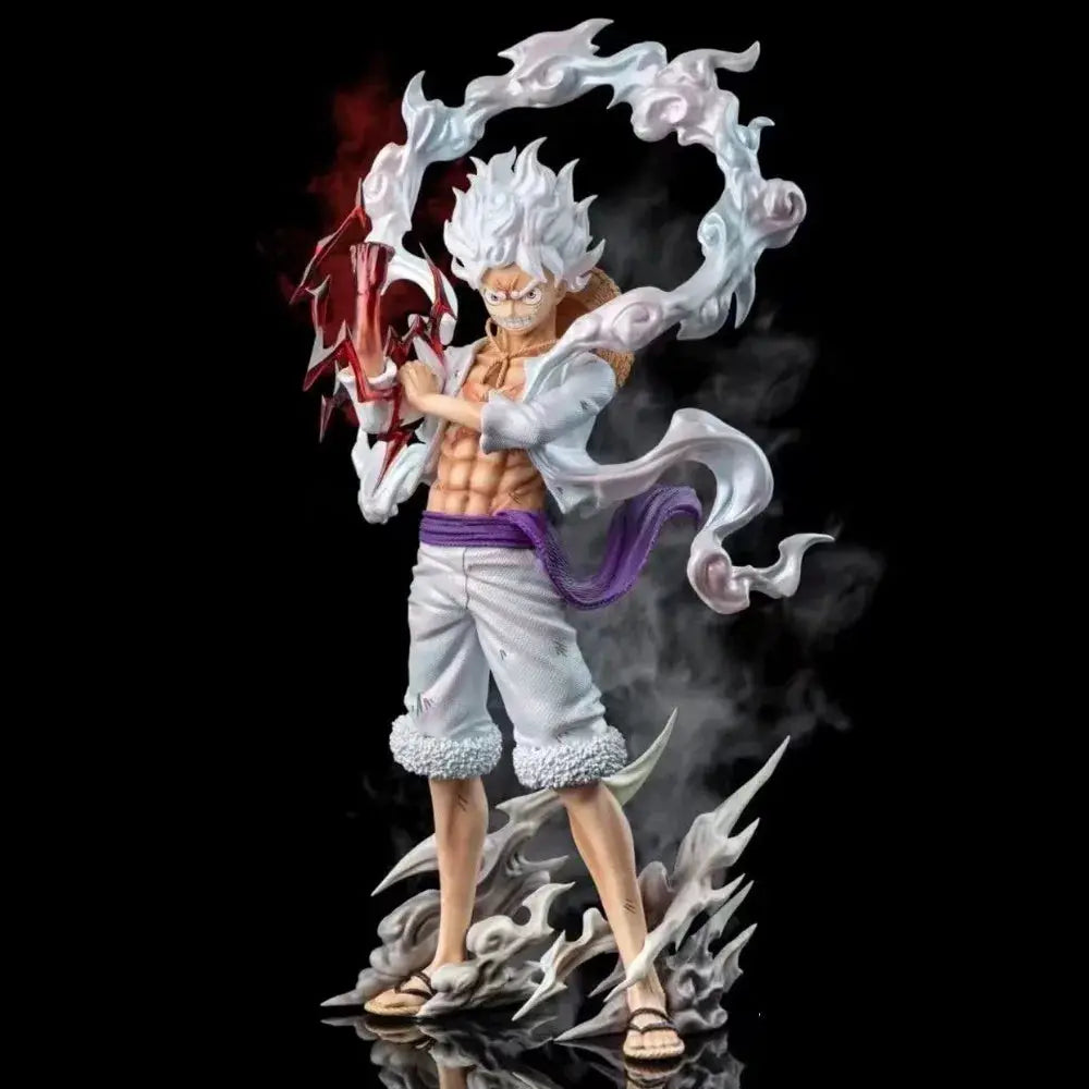 25cm Gear 5 Luffy Sun God Nika anime action figure by Infinite Visibility, detailed Luffy statue from One Piece series.