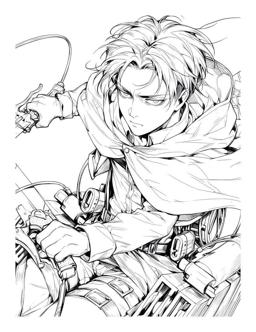 Anime Action Stars Coloring Book Vol 2 featuring 60 new pages for teens and adults, with detailed anime character illustrations.