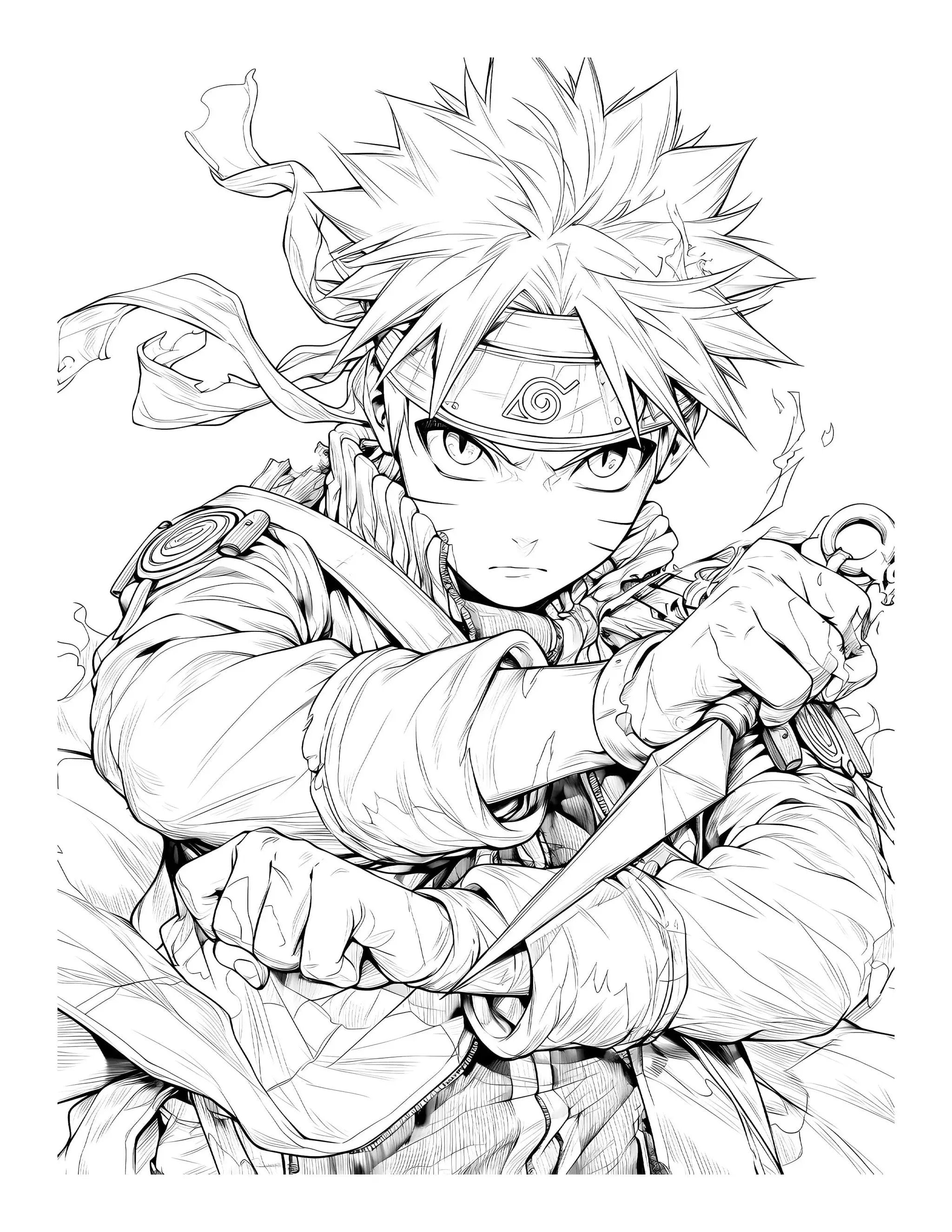 Anime Chronicles Naruto Shippuden Legacy coloring book by Infinite Visibility, featuring ninja characters and detailed pages for coloring.