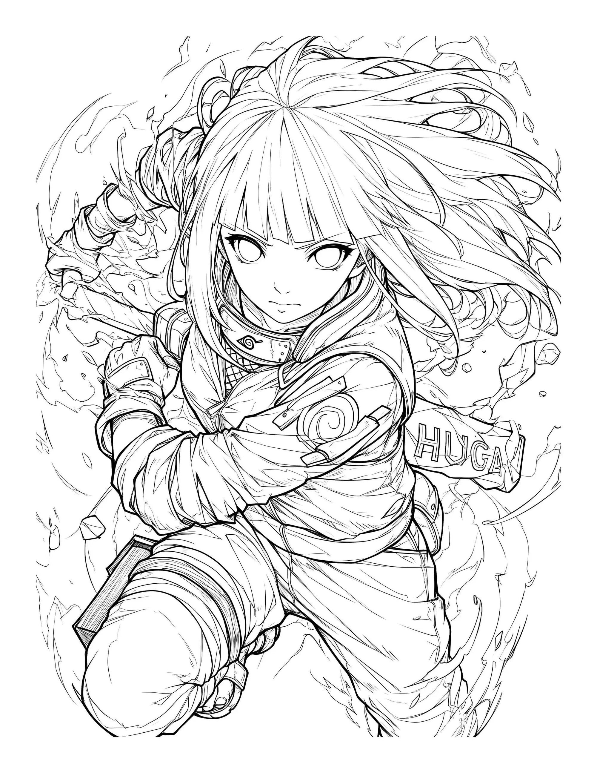 Anime Chronicles Naruto Shippuden Legacy coloring book by Infinite Visibility featuring ninja characters and detailed coloring pages.