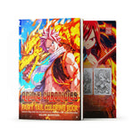 Digital download of Fairy Tail coloring book Vol. 17 by Infinite Visibility, featuring 60 pages of anime-themed illustrations for coloring.