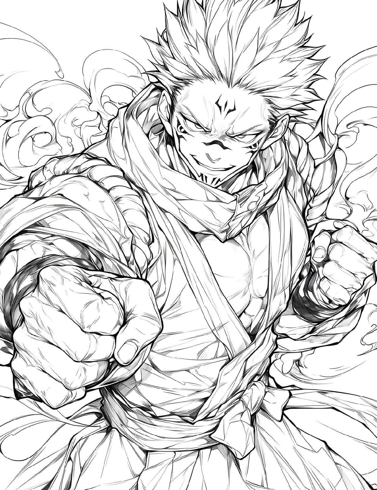 Jujutsu Kaisen coloring book volume 12 by Infinite Visibility, featuring 50 sorcerer pages from the anime series.