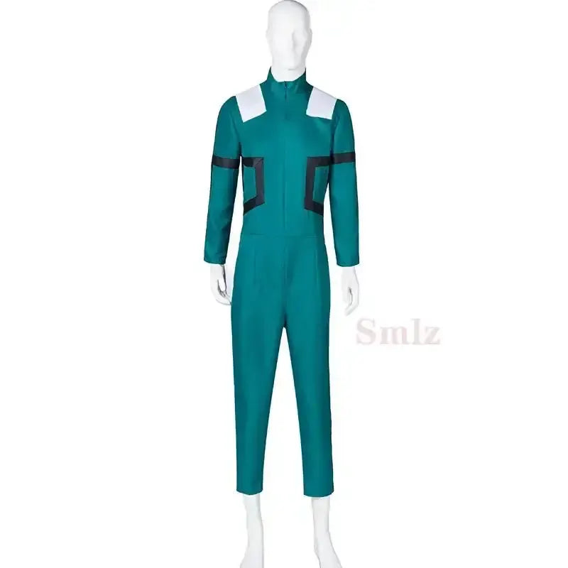 Midoriya Izuku Deku cosplay costume from My Hero Academia, featuring detailed design and vibrant colors, by Infinite Visibility.